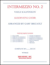 Intermezzo No. 2 Saxophone Choir cover